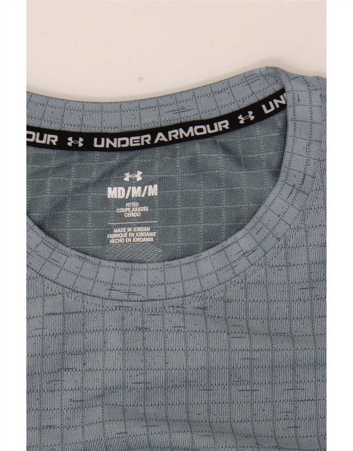 Under Armour Herre grafisk T-shirt Top mellemgrå ternet