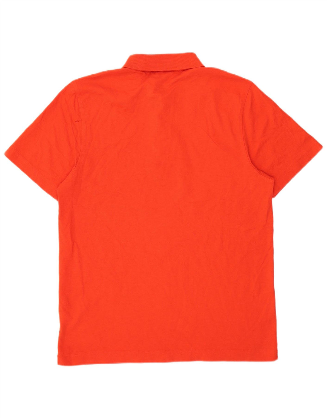 Lacoste Mens Polo Shirt Size 5 Large Orange Cotton
