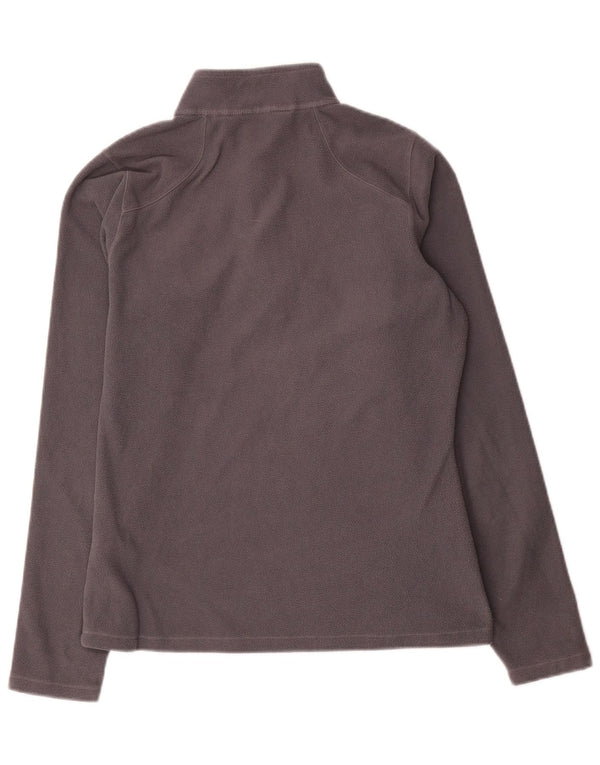 Maglione in pile da donna con collo e zip The North Face UK 10 piccolo poliestere grigio