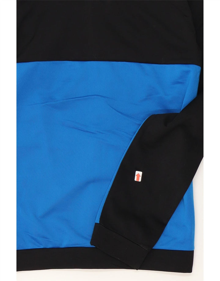 PUMA Boys Tracksuit Top Jacket 15-16 Years  Navy Blue Colourblock Vintage Puma and Second-Hand Puma from Messina Hembry 
