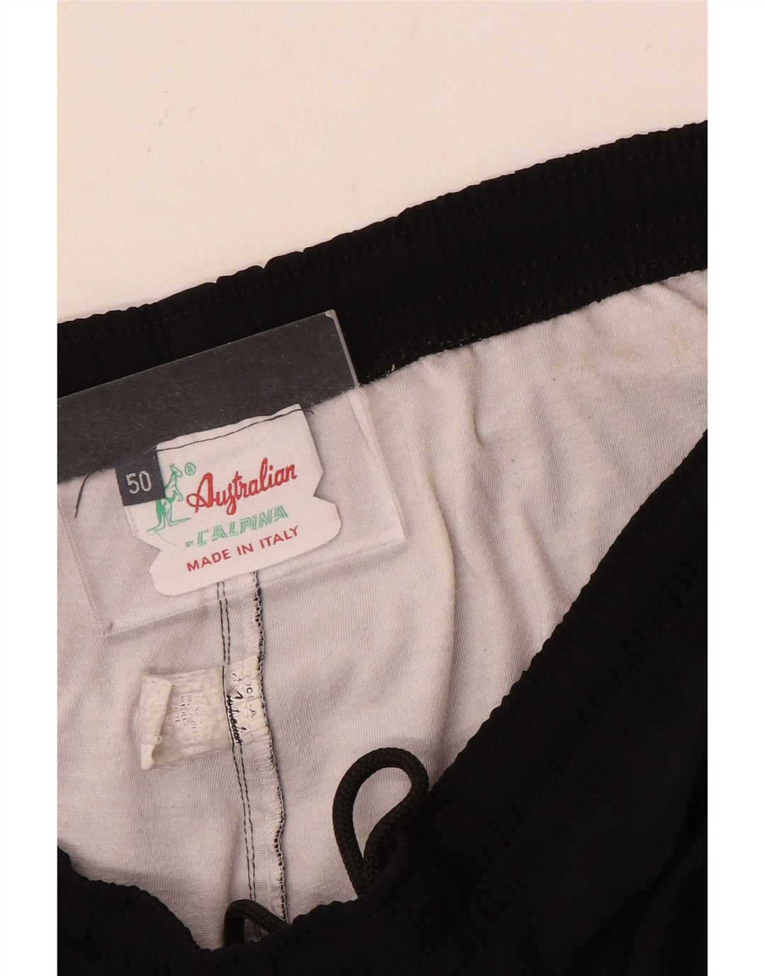 AUSTRALIAN L'ALPINA Mens Tracksuit Trousers IT 50 Medium Black