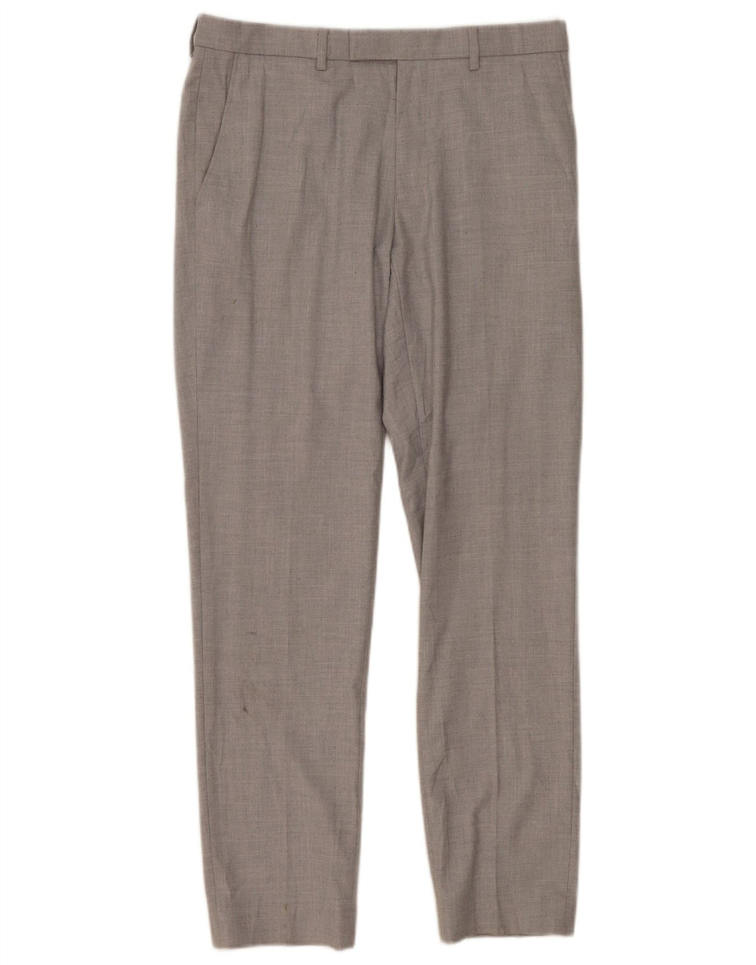 Marks & Spencer Herre Slim Suit Bukser W32 L31 Grå Polyester Classic