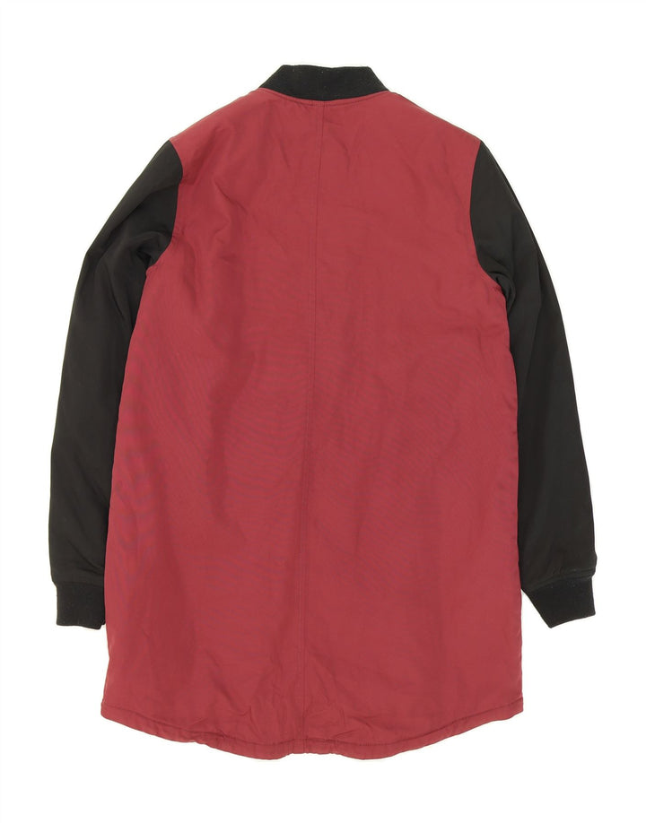 VANS Womens Windbreaker Coat UK 6 XS Burgundy Colourblock Polyester Vintage Vans and Second-Hand Vans from Messina Hembry 