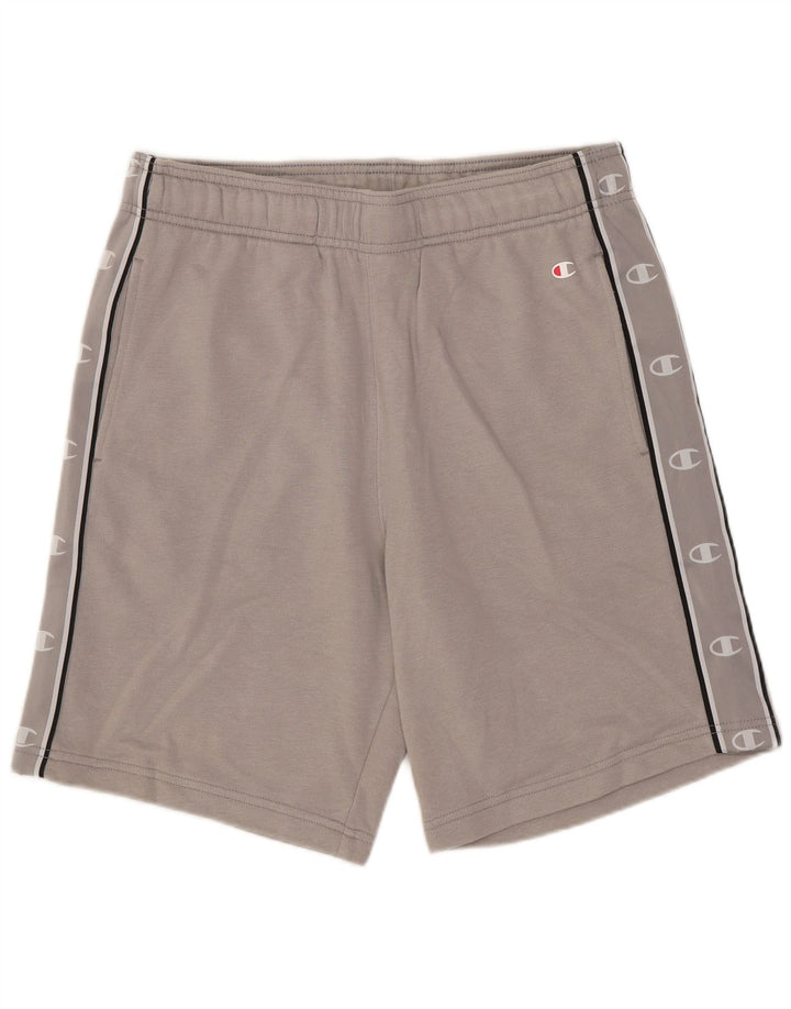 Champion Herren Graphic Sport Shorts Mittelgraue Baumwolle
