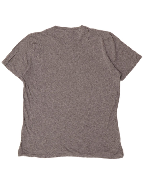 Ανδρικό T-Shirt Champion Slim Fit Top 2XL Γκρι βαμβακερό