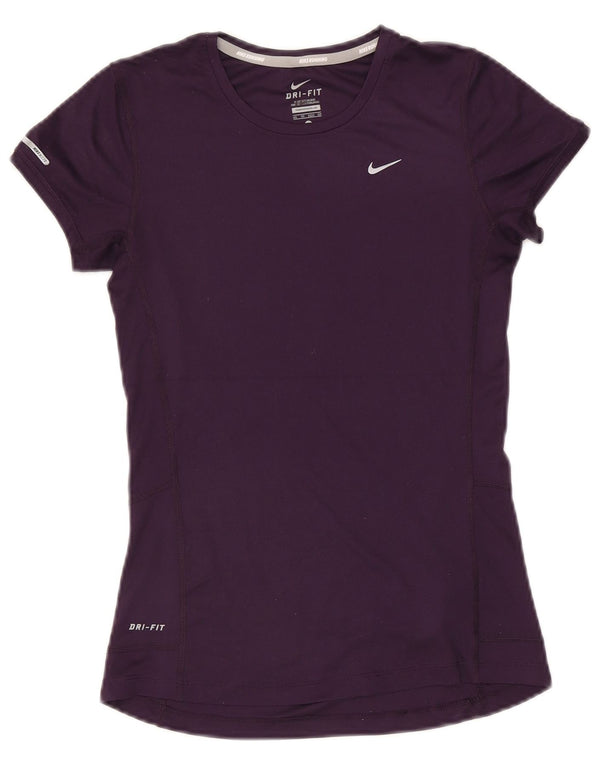 Женская футболка Nike Dri Fit Top UK 6 XS Фиолетовый полиэстер
