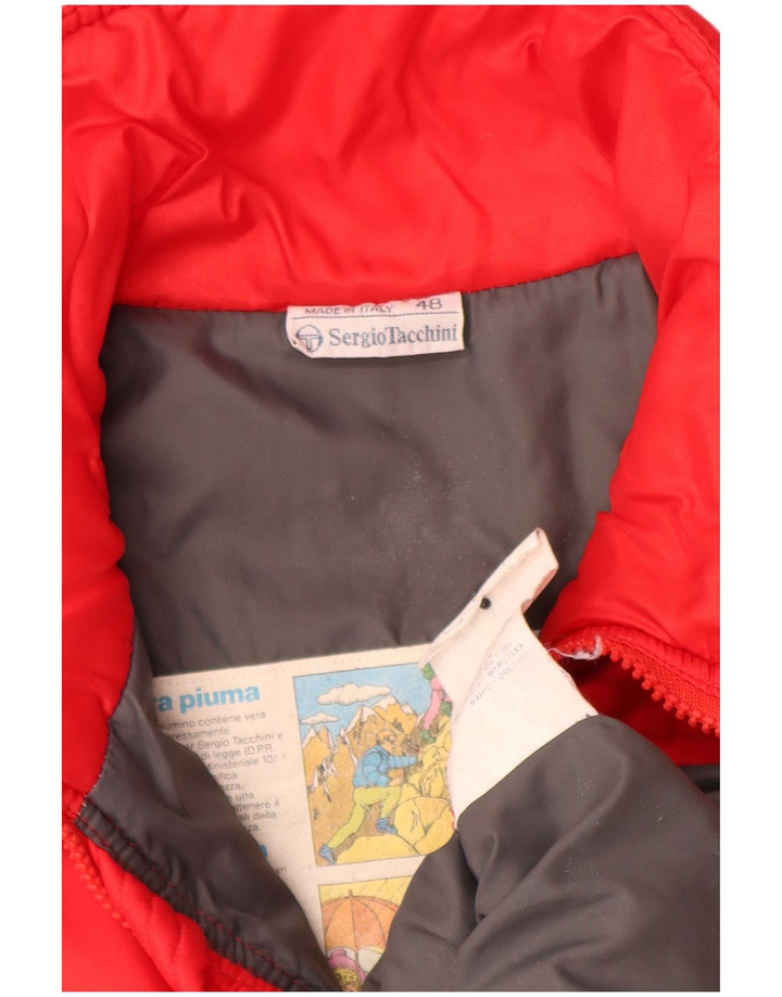 Sergio Tacchini Herre Ski Polstret Gilet IT 48 Medium Rød