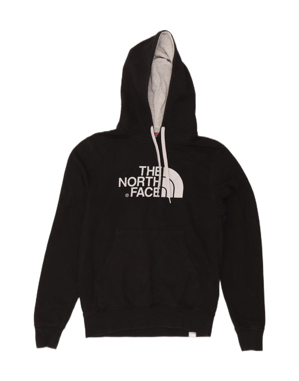 Męski sweter z kapturem The North Face z grafiką, mały, czarny, bawełniany
