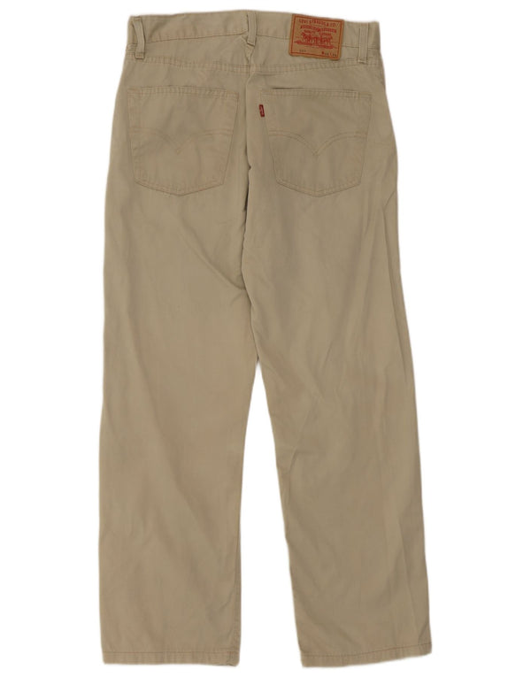 Levi's Mens 551 Straight Casual Trousers W33 L27 Khaki