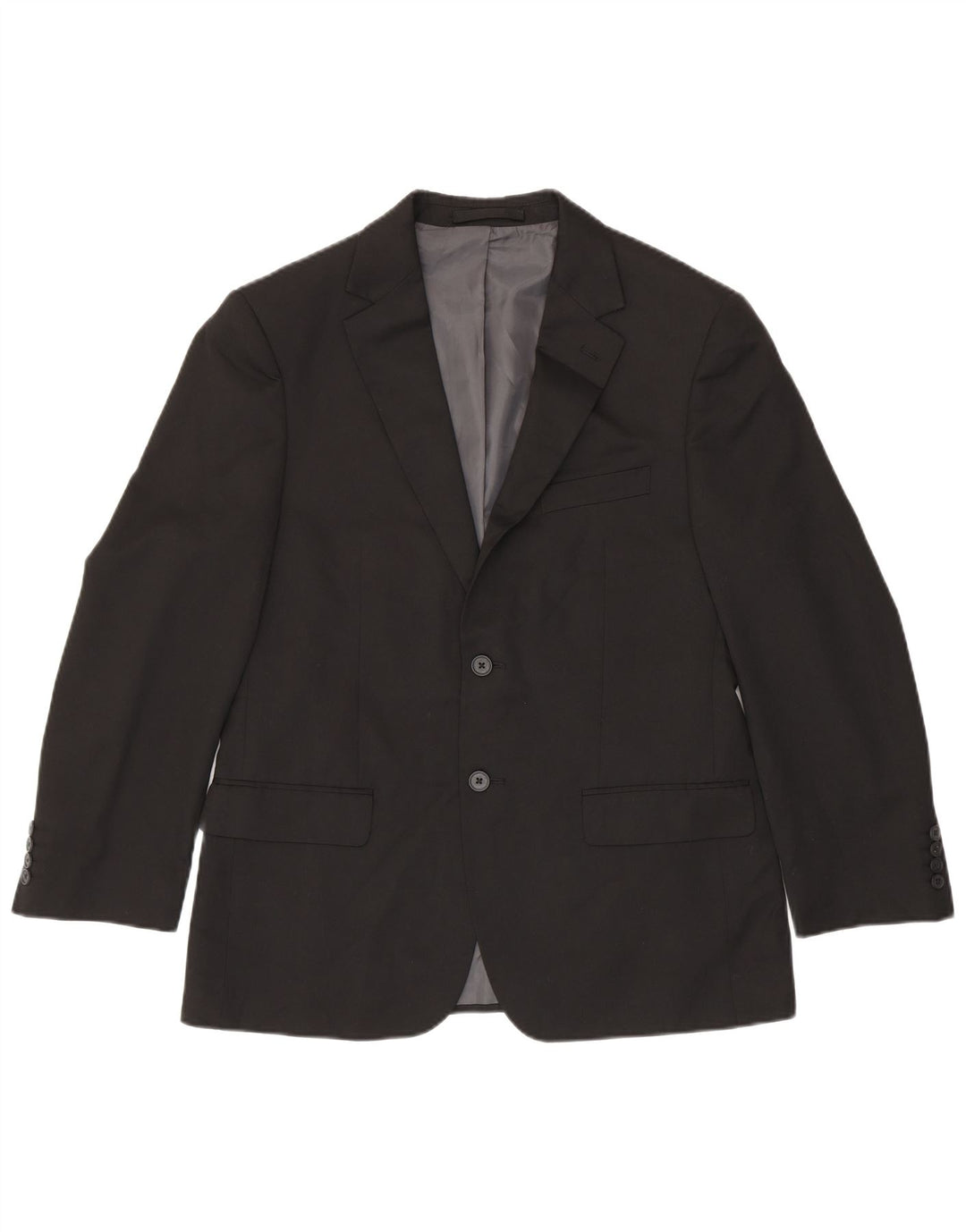 Marks & Spencer Herre Short 2 Button Blazer Jacket UK 40 Medium Black