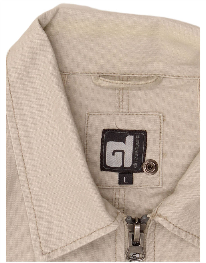 Vintage Mens Utility Jacket UK 40 Large Beige