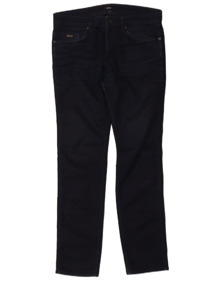 Hugo Boss Womens Slim Jeans W32 L30 Navy Blue