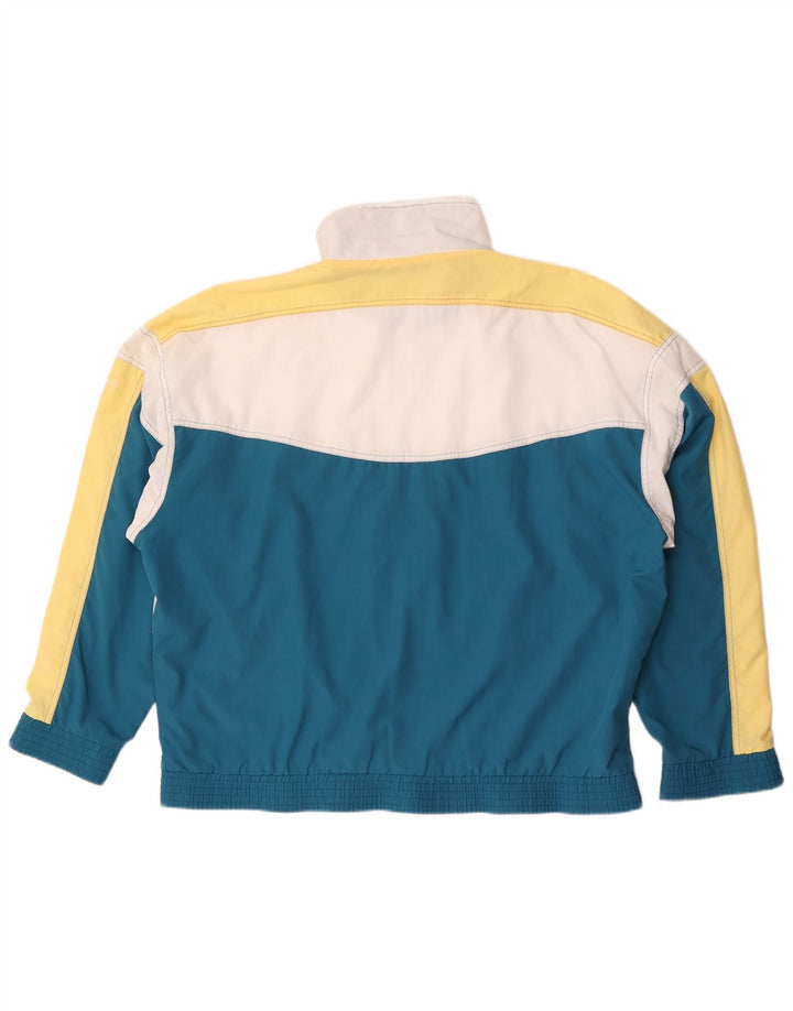 Triumph Mens Graphic Tracksuit Top Jacket UK 42 Large Blue Colourblock