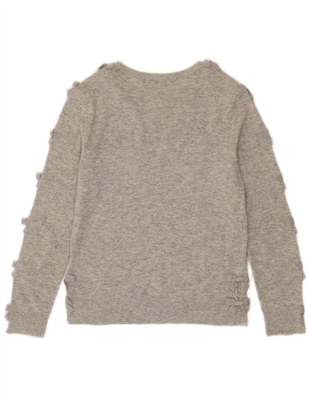 Ted Baker Pull col bateau pour femme Taille 2 Petite laine grise