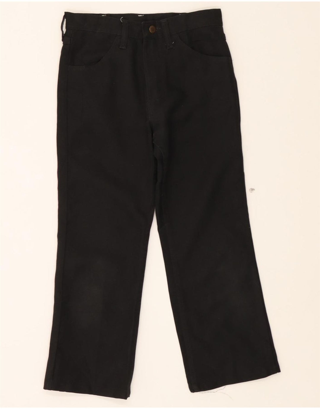 WRANGLER Womens Cropped Jeans W28 L24 Black Vintage Wrangler and Second-Hand Wrangler from Messina Hembry 