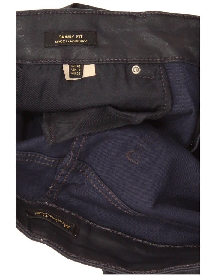Massimo Dutti Dame Skinny Jeans EU 40 Medium W30 L27 Marineblå