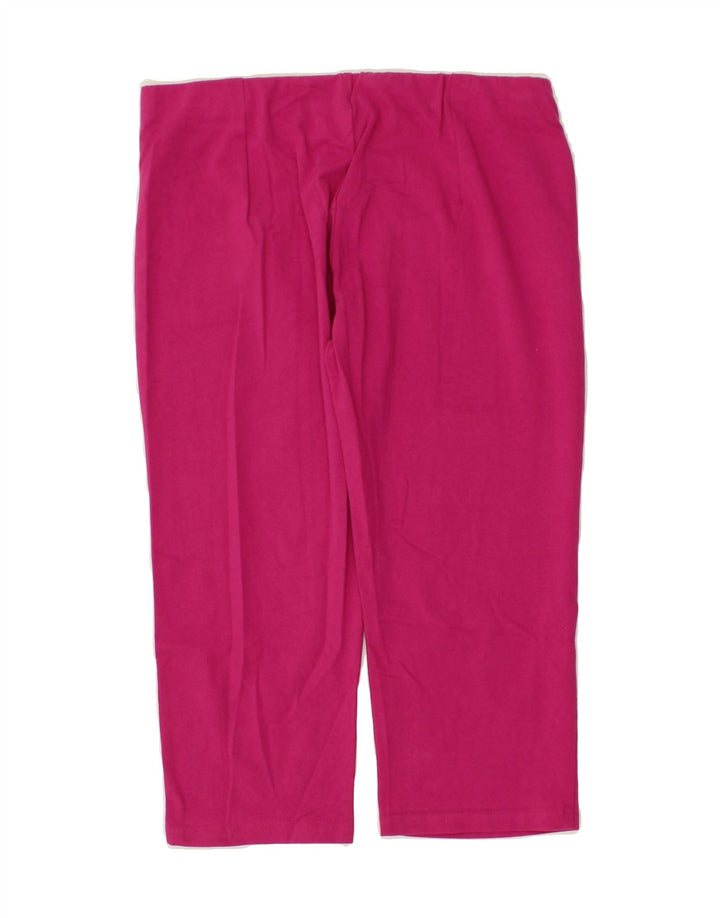 KAPPA Womens Capri Tracksuit Trousers UK 18 XL Pink Vintage Kappa and Second-Hand Kappa from Messina Hembry 