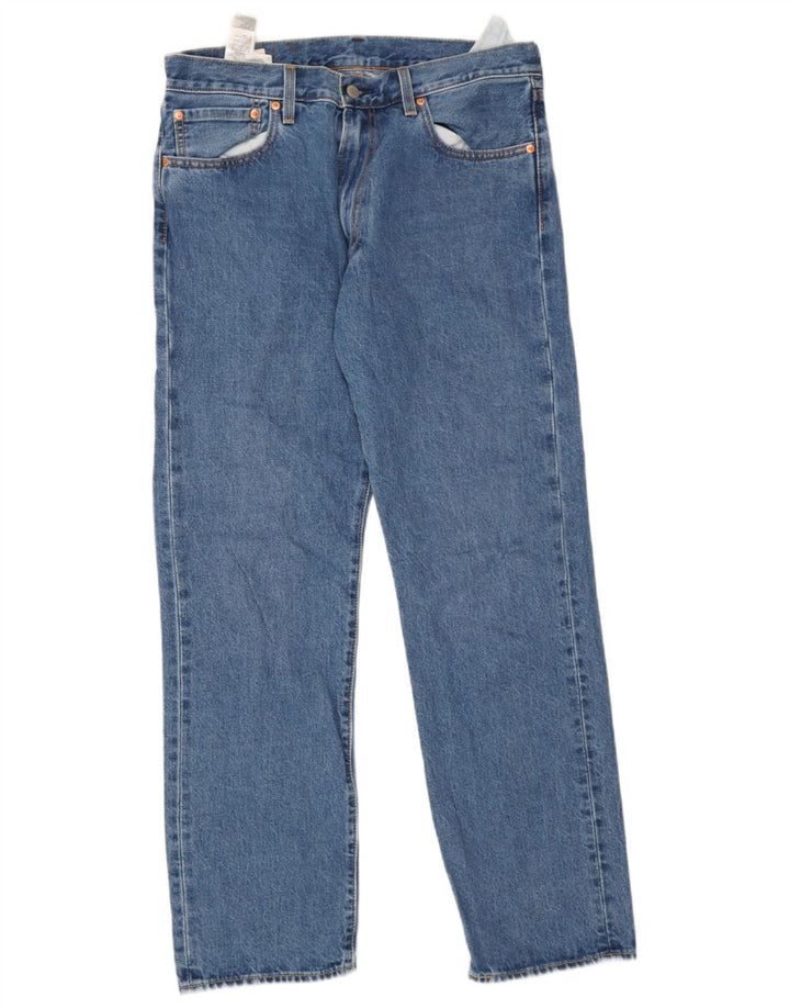 Levi's Herre 551 lige jeans W33 L32 blå bomuld