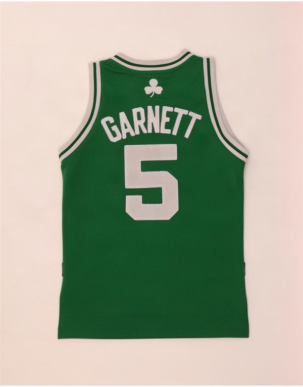 Adidas Boys Boston Celtics Grafisk Vest Top 11-12 år Lille Grøn