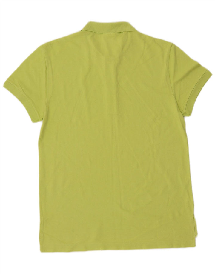 LACOSTE Mens Polo Shirt Size 5 Large Green Cotton
