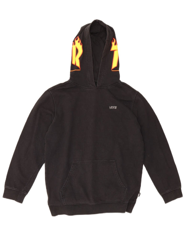 Vans Pull à capuche graphique pour garçon 12-13 ans Grand Noir