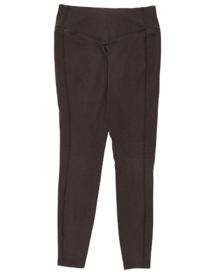 Nike Womens Dri Fit Leggings UK 10 Small Black Cotton