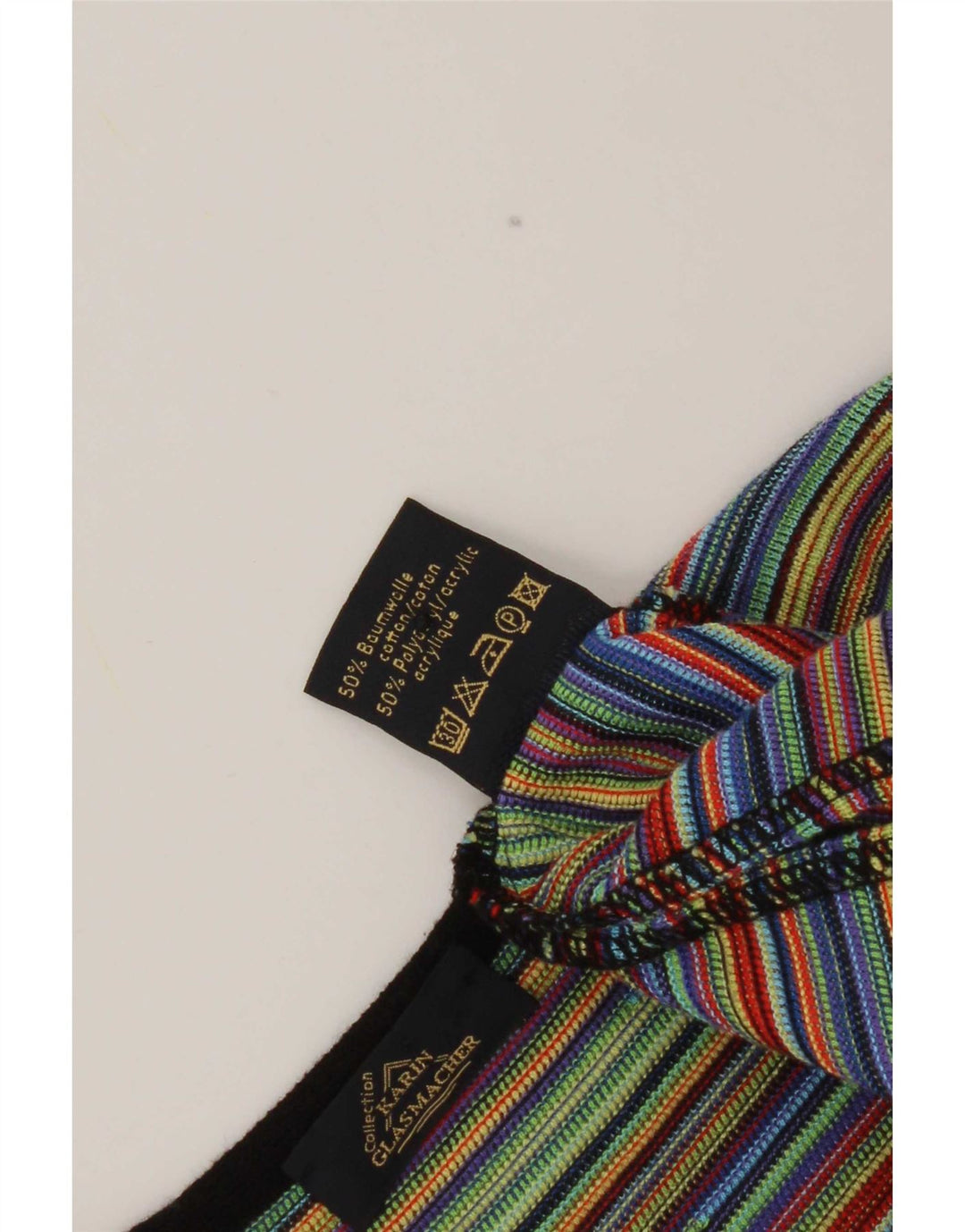 Karin Glasmacher Womens Cardigan Sweater UK 14 Medium Multicoloured Striped