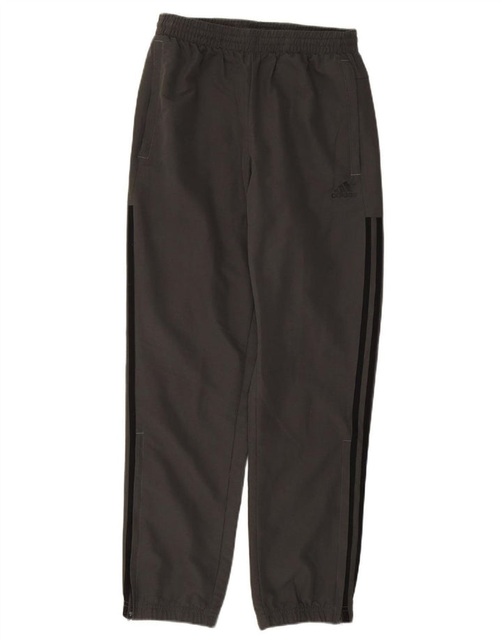 ADIDAS Mens Tracksuit Trousers Joggers Small  Grey Polyester