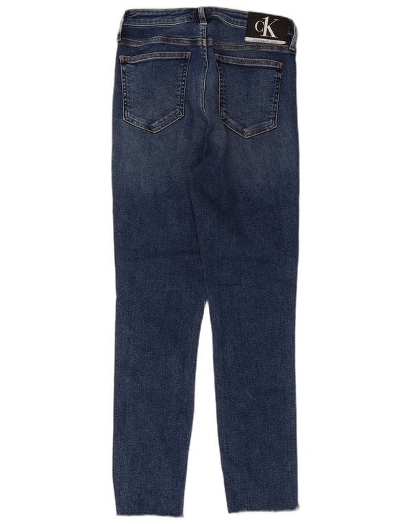 Calvin Klein Γυναικείο Ψηλό Skinny Jeans W30 L28 Μπλε βαμβακερό