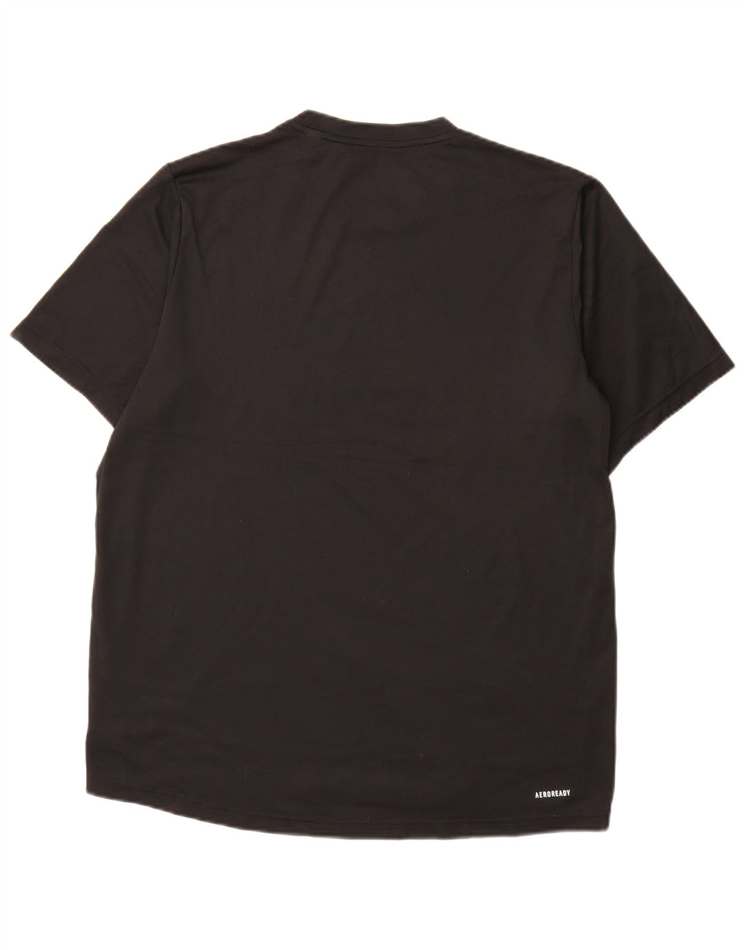 Adidas Mens Aeroready Graphic T-Shirt Top Large Black Polyester