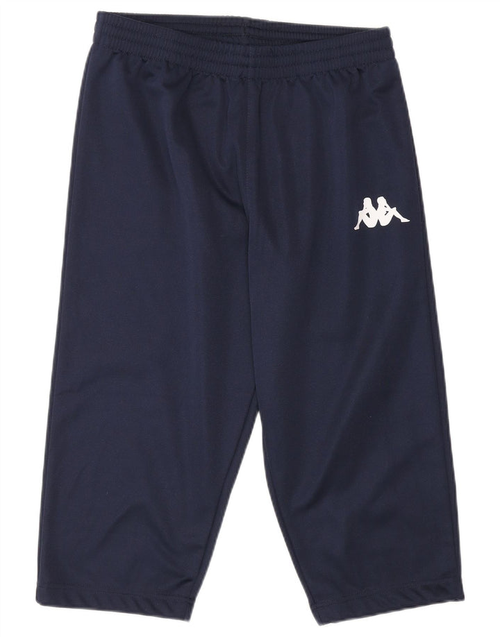 Kappa Mens Capri Tracksuit Trousers Medium  Navy Blue Polyester