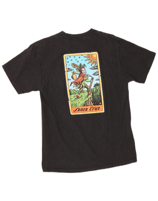 Santa Cruz T-Shirt Graphique Homme Petit Noir Coton