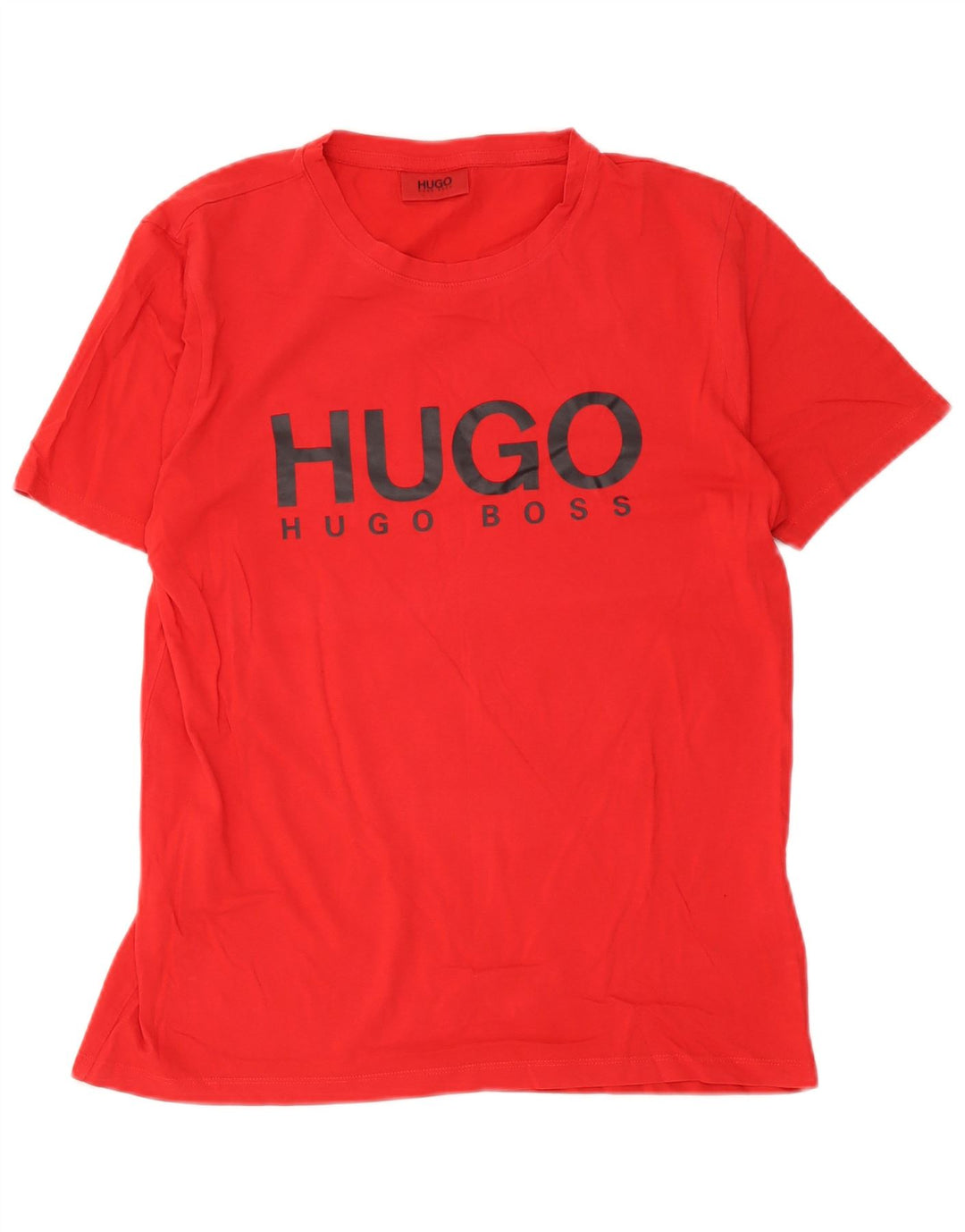 Hugo Boss Mens Graphic T-Shirt Top Small Red Cotton