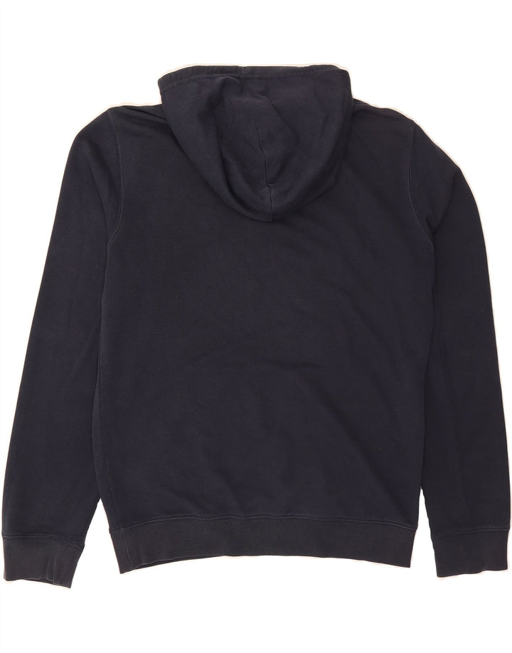 CHAMPION Mens Graphic Hoodie Jumper Medium Navy Blue Vintage Champion and Second-Hand Champion from Messina Hembry 