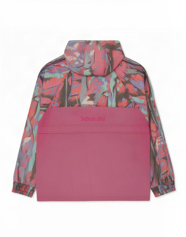 Jachetă de ploaie supradimensionată pentru femei Vintage UK 18 XL multicoloră