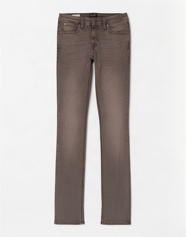 Jack & Jones Masculino Liam Skinny Jeans W31 L34 Cinza Algodão