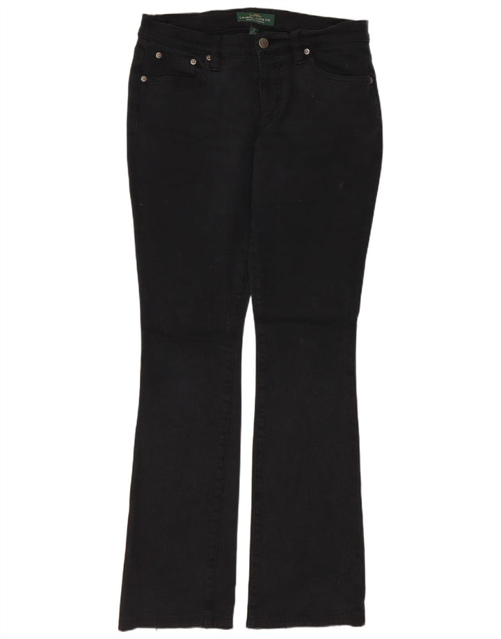 Ralph Lauren Womens Bootcut Jeans US 6 Medium W30 L31 Black Cotton