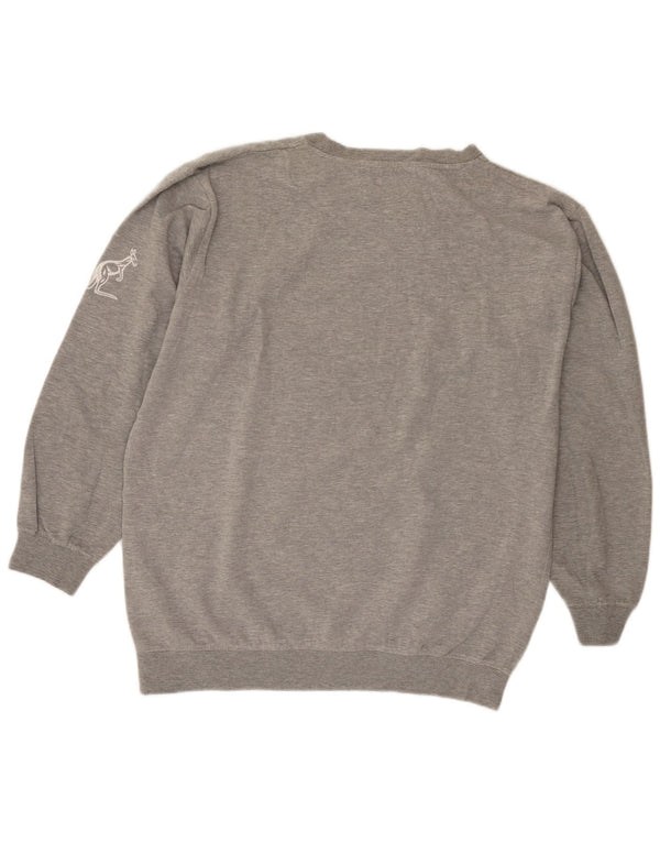AUSTRALIAN L'ALPINA Boys Sweatshirt Jumper 13-14 Years 2XL Grey Flecked