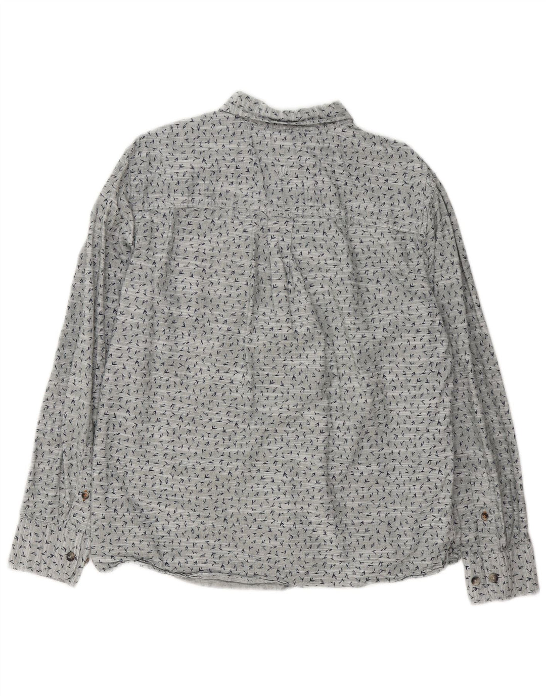 Fat Face Mens Regular Fit Shirt Medium Grey Flecked Cotton