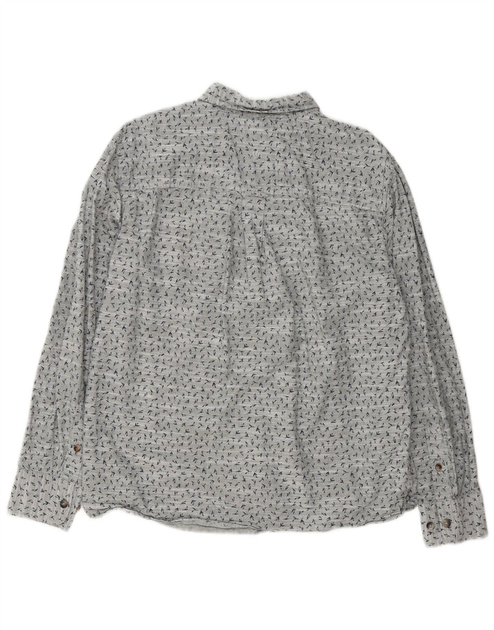 Fat Face Mens Regular Fit Shirt Medium Grey Flecked Cotton