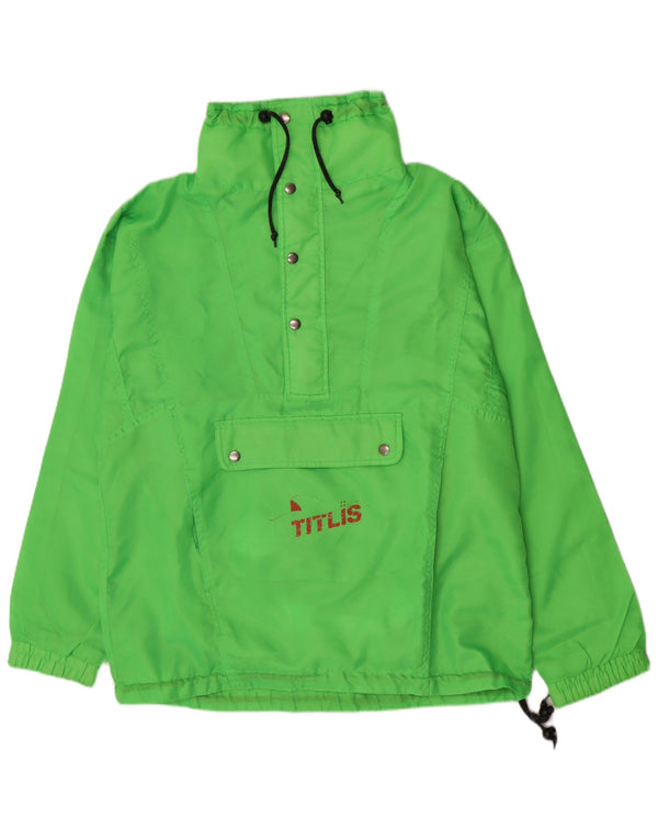 Chamonix Mens Graphic Pullover Ski Jacket Medium Green Polyester Sports