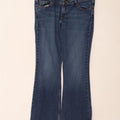 Dżinsy Levi's Damskie 524 Too Superlow Bootcut Rozmiar 13 Duże W34 L28 Niebieskie