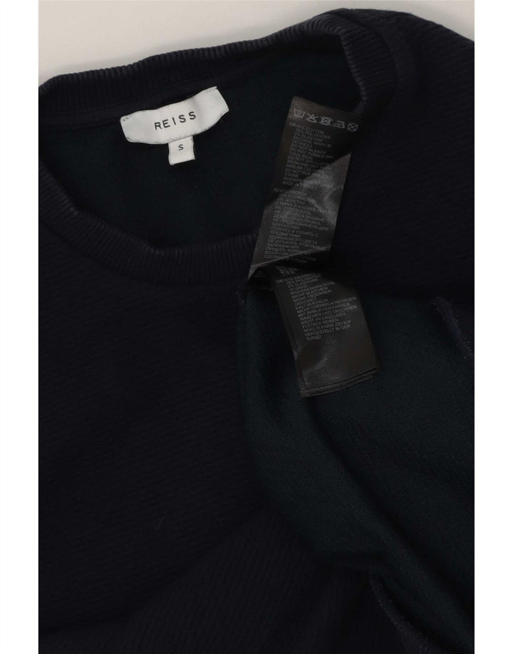 Ανδρικό φούτερ Reiss Jumper Small Navy Blue από βαμβακερό
