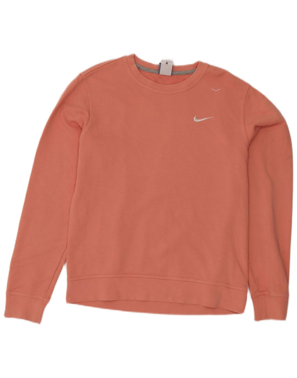 Nike Mens Sweatshirt Jumper Medium Pink Cotton