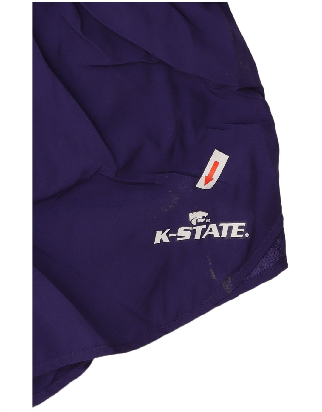 NIKE Womens Dri Fit Sport Shorts UK 14 Medium  Purple Polyester
