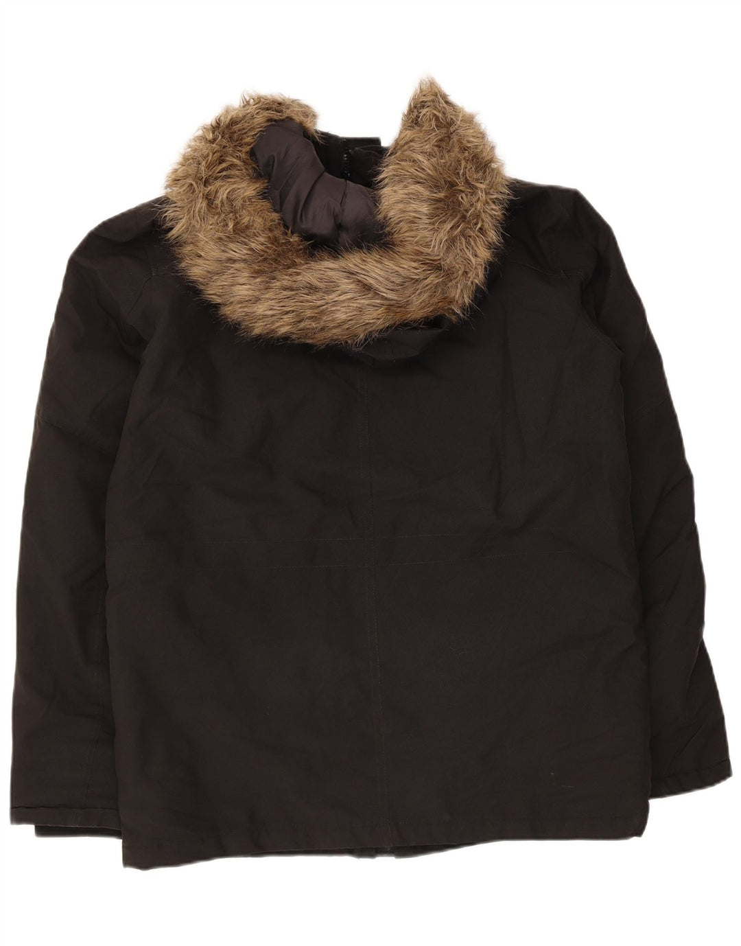 Męska ocieplana kurtka z kapturem Jack & Jones UK 36, mała, czarna, poliester