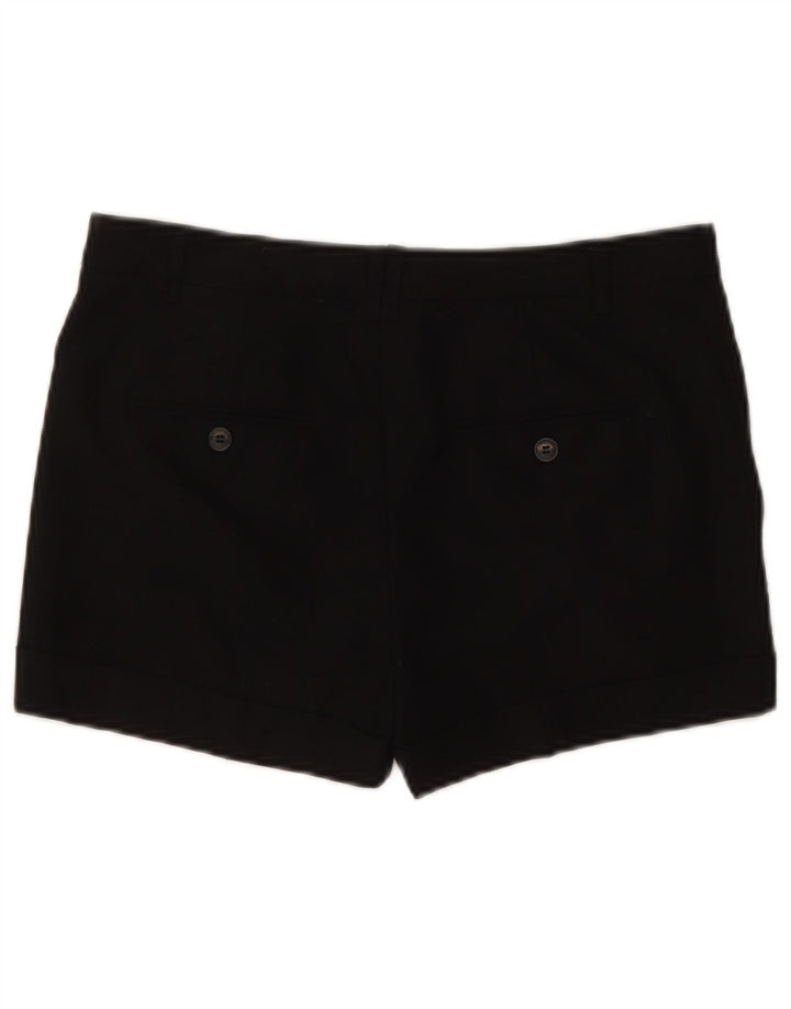 ZARA Womens Chino Shorts Medium W28 Black Polyester