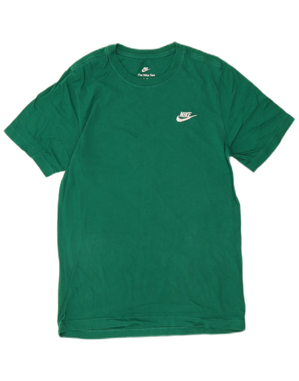 Camiseta Nike Hombre Top XS Verde Algodón