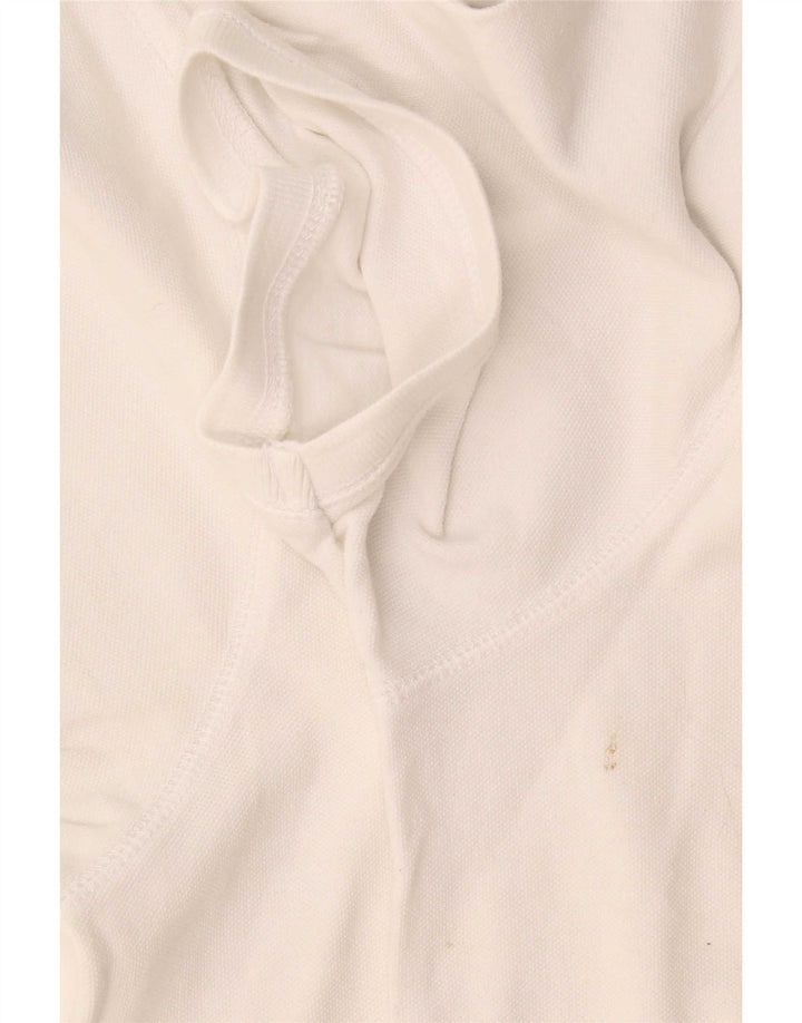Fat Face Mens Polo Shirt XL White Cotton