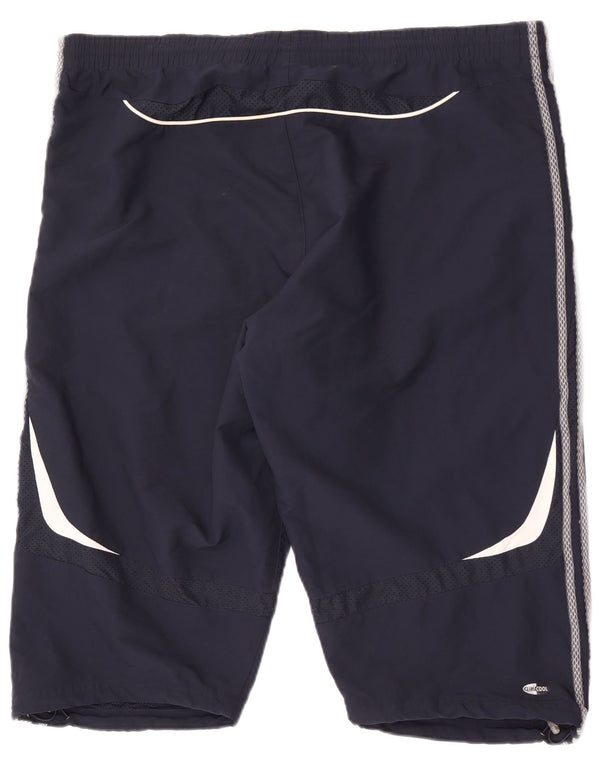 Pantaloncini sportivi Adidas Climacool da uomo 2XL poliestere blu navy